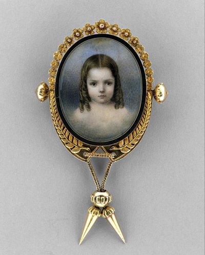 Brooch with Portrait of a Girl by Unbekannt Unbekannt